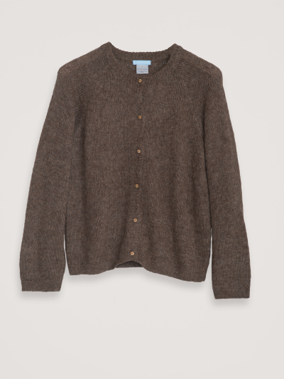 Alpaca Suri Cardigan